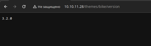 Используемая версия CMS